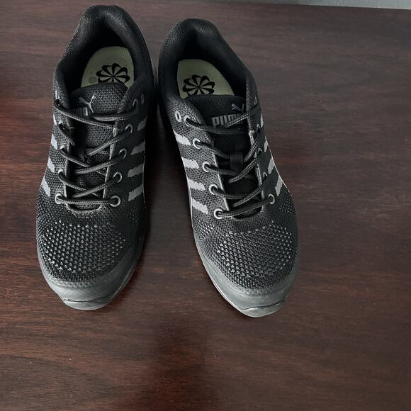 Puma Safety Women's Celerity Knit Low Black SD Steel Toe Shoe Sz 6.5- 642925 - Picture 2 of 9